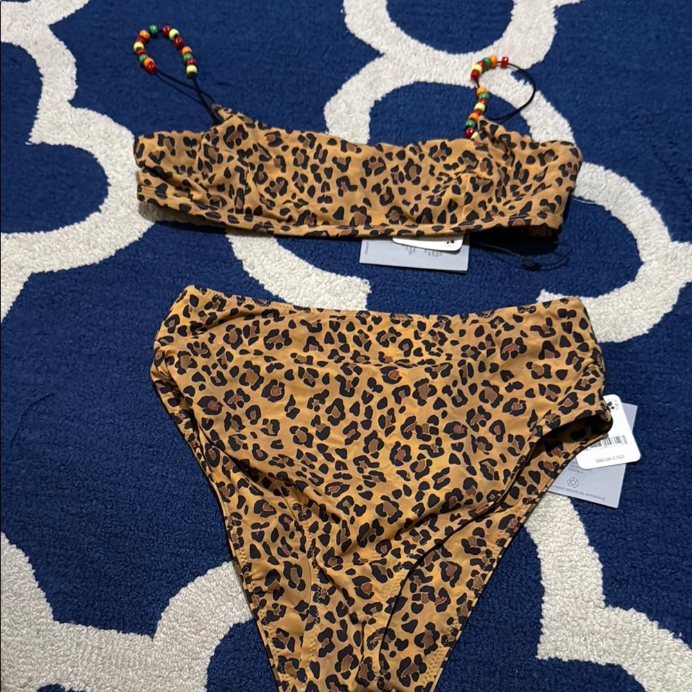 3015. Free People X It's Now Cool The Waisted Bikini Set - Picture 5 of 7